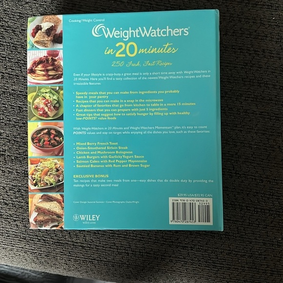 Weight Watchers in 20 Minutes Cookbook - Picture 2 of 4